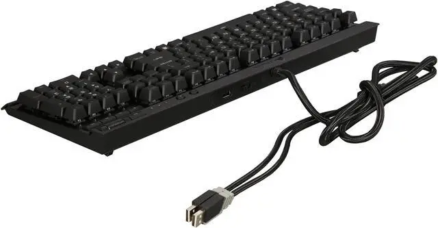 Alt view image 4 of 5 - Corsair Certified CH-9101022-NA Gaming K70 LUX Mechanical Keyboard, Backlit Red LED, Cherry MX Brown, NA