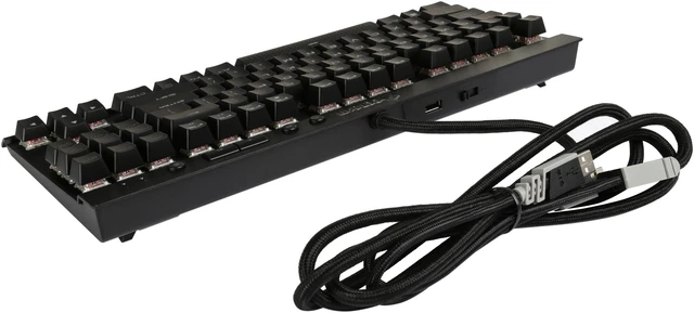 Alt view image 3 of 5 - Corsair Certified CH-9110010-NA Gaming K65 LUX RGB Mechanical Keyboard, Backlit RGB LED, Cherry MX Red, NA