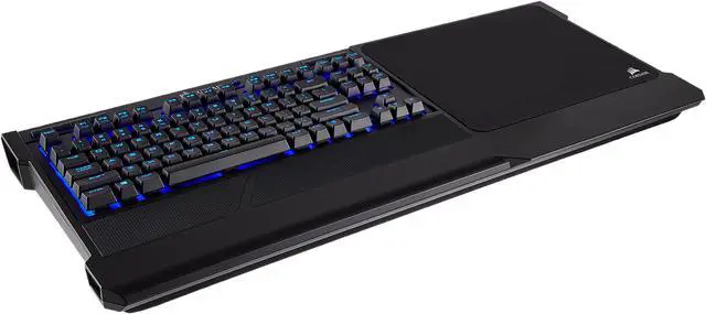 Main image of Corsair K63 Wireless Mechanical Keyboard & Gaming Lapboard Combo, Backlit Blue LED, Cherry MX Red