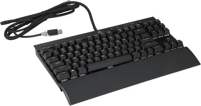 Alt view image 3 of 7 - Certified Refurbished CH-9110014-NA CORSAIR K65 RGB-LED Cherry MX Speed Rapidfire Gaming Mechanical Keyboard