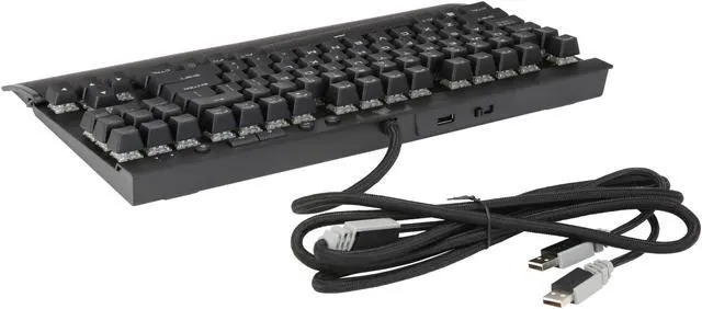 Alt view image 5 of 7 - Certified Refurbished CH-9110014-NA CORSAIR K65 RGB-LED Cherry MX Speed Rapidfire Gaming Mechanical Keyboard