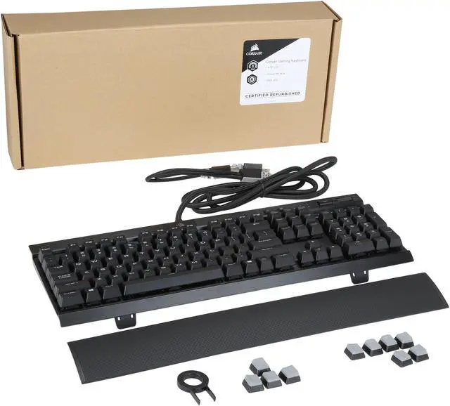 Alt view image 7 of 7 - Corsair CH-9101021-NA/RF2 K70 LUX Gaming Keyboard