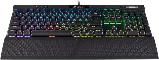 Alt view image 5 of 15 - Corsair K70 RGB MK.2 Mechanical Gaming Keyboard - USB Passthrough & Media Controls - Tactile & Quiet- Cherry MX Brown - RGB LED Backlit (CH-9109012-NA)