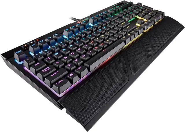Alt view image 8 of 16 - Corsair STRAFE RGB MK.2 Cherry MX Red Mechanical Gaming Keyboard with RGB LED Backlit - CH-9104110-NA