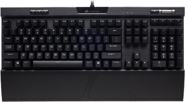Alt view image 5 of 16 - Corsair K70 RGB MK.2 RAPIDFIRE Cherry MX Speed Mechanical Gaming Keyboard with RGB LED Backlit - CH-9109014-NA