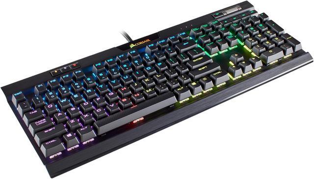 Alt view image 10 of 16 - Corsair K70 RGB MK.2 RAPIDFIRE Cherry MX Speed Mechanical Gaming Keyboard with RGB LED Backlit - CH-9109014-NA