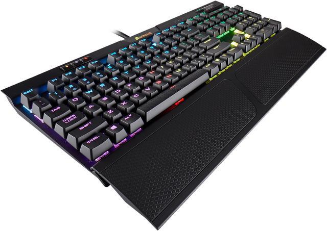 Alt view image 8 of 16 - Corsair K70 RGB MK.2 RAPIDFIRE Cherry MX Speed Mechanical Gaming Keyboard with RGB LED Backlit - CH-9109014-NA