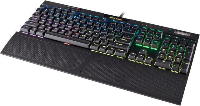 Alt view image 7 of 16 - Corsair K70 RGB MK.2 RAPIDFIRE Cherry MX Speed Mechanical Gaming Keyboard with RGB LED Backlit - CH-9109014-NA