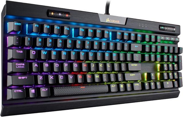 Alt view image 12 of 16 - Corsair K70 RGB MK.2 RAPIDFIRE Cherry MX Speed Mechanical Gaming Keyboard with RGB LED Backlit - CH-9109014-NA