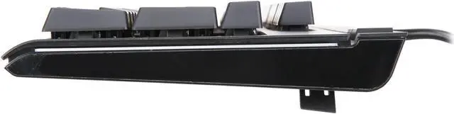 Alt view image 6 of 7 - Corsair Certified Refurbished STRAFE Mechanical Gaming Keyboard - Cherry MX Red Switch - Red LED Backlit - USB Passthrough - Linear and Quiet