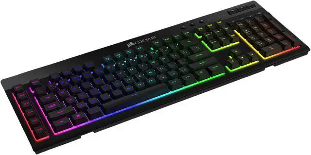 Alt view image 9 of 14 - CORSAIR K57 RGB Wireless Gaming Keyboard - <1ms response time with Slipstream Wireless - Connect with USB dongle, Bluetooth or wired - Individually Backlit RGB Keys, Black