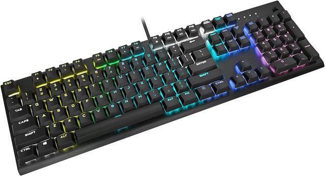 Alt view image 4 of 20 - CORSAIR K60 RGB PRO LOW PROFILE Mechanical Gaming Keyboard, Backlit RGB LED, CHERRY MX Low Profile SPEEDKeyswitches, Black