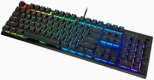 Alt view image 3 of 13 - Corsair K60 RGB Pro Mechanical Gaming Keyboard - CHERRY Mechanical Keyswitches - Durable AluminumFrame - Customizable Per-Key RGB Backlighting, Black
