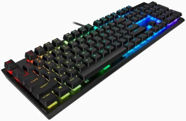 Alt view image 4 of 13 - Corsair K60 RGB Pro Mechanical Gaming Keyboard - CHERRY Mechanical Keyswitches - Durable AluminumFrame - Customizable Per-Key RGB Backlighting, Black