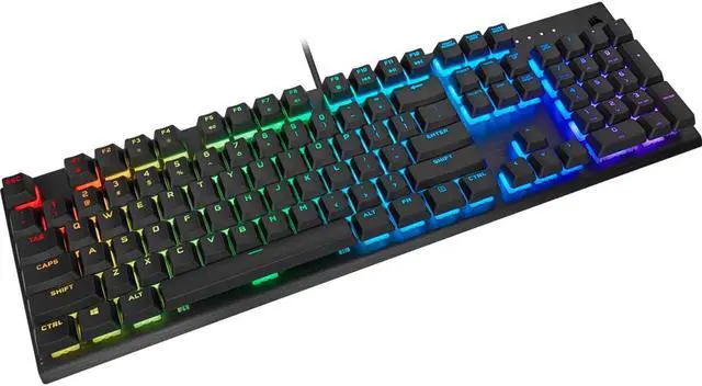 Alt view image 5 of 13 - Corsair K60 RGB Pro Mechanical Gaming Keyboard - CHERRY Mechanical Keyswitches - Durable AluminumFrame - Customizable Per-Key RGB Backlighting, Black