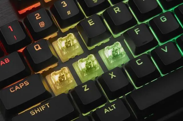 Alt view image 11 of 13 - Corsair K60 RGB Pro Mechanical Gaming Keyboard - CHERRY Mechanical Keyswitches - Durable AluminumFrame - Customizable Per-Key RGB Backlighting, Black