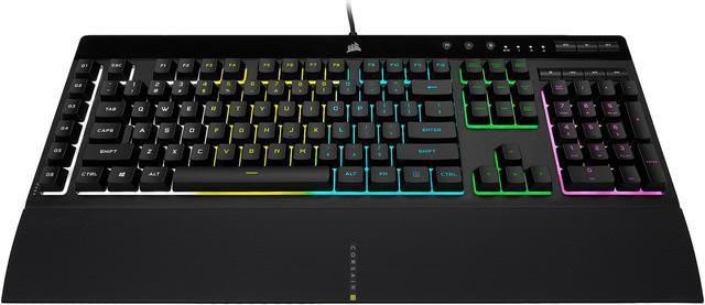 Corsair K55 RGB Pro Gaming Keyboard - Dynamic RGB Backlighting, Six Macro  Keys with Elgato Stream Deck Software Integration 