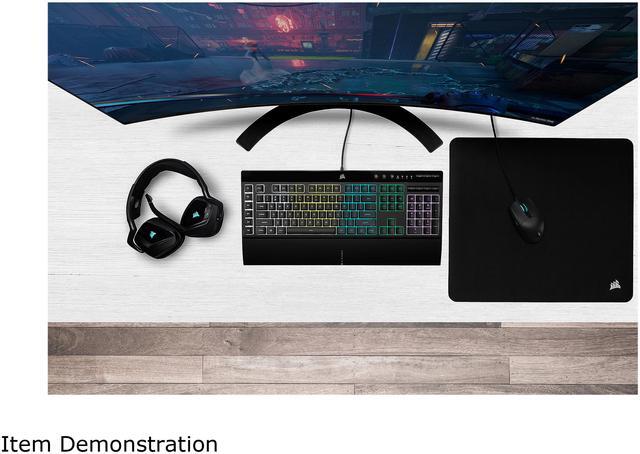 Alt view image 11 of 20 - Corsair K55 RGB PRO Membrane Wired Gaming Keyboard – IP42 Dust and Spill-Resistant, 6 Macro Keys w/ Elgato Integration, iCUE Compatible – Black