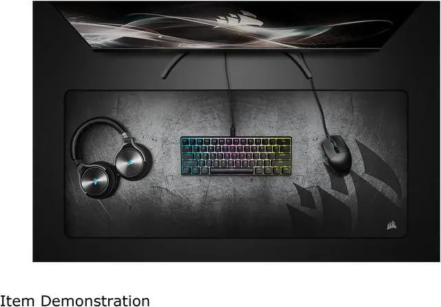 Alt view image 11 of 15 - Corsair K65 RGB MINI 60% Mechanical Gaming Keyboard (Customizable Per-Key RGB Backlighting, CHERRY MX Speed Mechanical Keyswitches, Detachable USB Type-C Cable, AXON Hyper-Processing Technology) Black