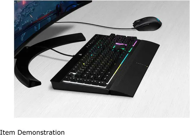 Alt view image 4 of 4 - Corsair K55 RGB pro + Harpoon RGB pro Gaming Bundle