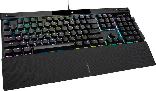 Alt view image 4 of 8 - Corsair K70 RGB PRO Wired Mechanical Gaming Keyboard (CHERRY MX RGB Blue Switches: Tactile and Clicky, 8,000Hz Hyper-Polling, PBT DOUBLE-SHOT PRO Keycaps, Soft-Touch Palm Rest) QWERTY, NA - Black