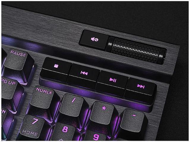 Alt view image 13 of 15 - Corsair K70 RGB PRO Mechanical Gaming Keyboard - Cherry MX Speed Switches, PBT DOUBLE SHOT PRO Keycaps - Black