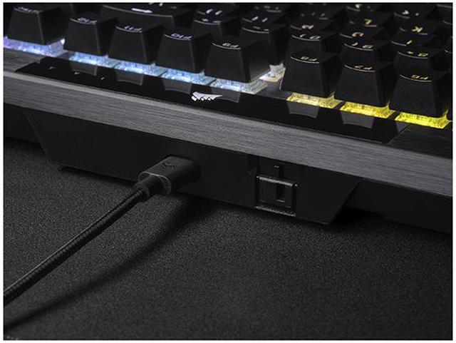 Alt view image 14 of 15 - Corsair K70 RGB PRO Mechanical Gaming Keyboard - Cherry MX Speed Switches, PBT DOUBLE SHOT PRO Keycaps - Black