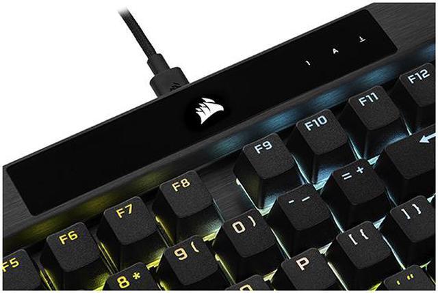 Alt view image 9 of 15 - Corsair K70 RGB PRO Mechanical Gaming Keyboard - Cherry MX Speed Switches, PBT DOUBLE SHOT PRO Keycaps - Black