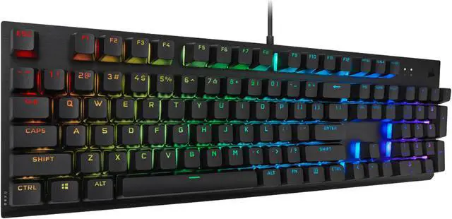 Alt view image 6 of 16 - Corsair K60 RGB Pro SE Mechanical Gaming Keyboard - Cherry Mechanical Keyswitches - Durable AluminumFrame - Customizable Per-Key RGB Backlighting - PBT Double-Shot Keycaps - Detachable Palm Rest