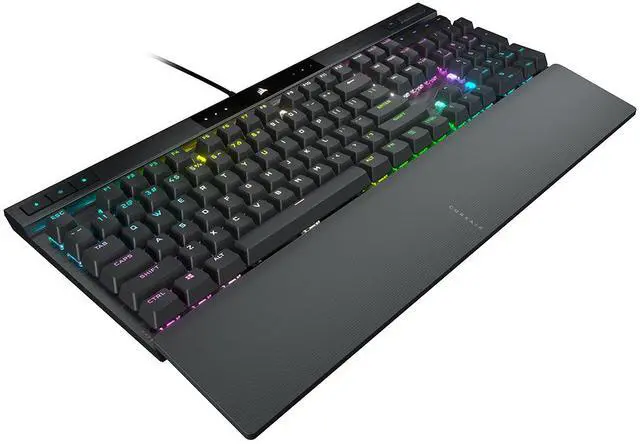 Alt view image 5 of 13 - Corsair K70 RGB PRO Wired Mechanical Gaming Keyboard (CHERRY MX RGB Speed Switches: Linear and Rapid, 8,000Hz Hyper-Polling, PBT DOUBLE-SHOT PRO Keycaps, Soft-Touch Palm Rest) QWERTY, NA - Black