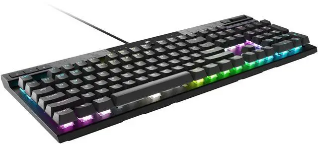 Alt view image 12 of 20 - CORSAIR K70 MAX RGB Magnetic-Mechanical Gaming Keyboard - Adjustable CORSAIR MGX Switches, Dedicated Media Controls, CORSAIR AXON, Aluminum Frame - Steel Gray