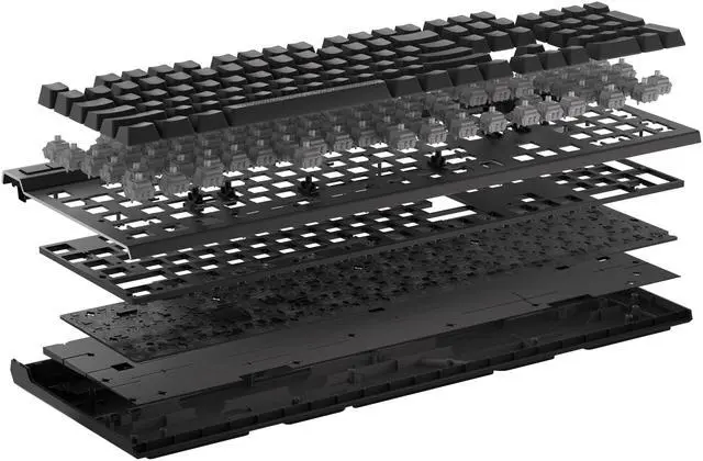 Alt view image 19 of 20 - CORSAIR K70 MAX RGB Magnetic-Mechanical Gaming Keyboard - Adjustable CORSAIR MGX Switches, Dedicated Media Controls, CORSAIR AXON, Aluminum Frame - Steel Gray