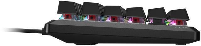 Alt view image 5 of 15 - CORSAIR K70 CORE RGB Mechanical Gaming Keyboard - CORSAIR Red Linear Switches - Sound Dampening - Rotary Dial - Aluminum Top Plate - Onboard Storage - Black