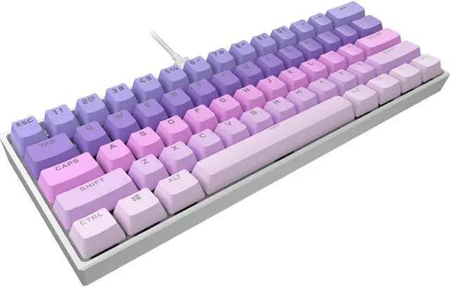 Alt view image 4 of 5 - Corsair K65 RGB MINI 60% Mechanical Wired Gaming Keyboard (CHERRY MX SPEED, AXON hyper-processing technology, compact design) – Pastel Twilight