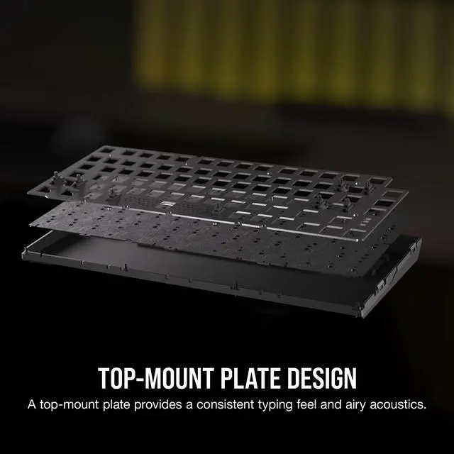 Alt view image 15 of 20 - CORSAIR K65 PLUS WIRELESS 75% RGB Mechanical Gaming Keyboard - Pre-Lubricated CORSAIR MLX Red Linear Switches - 2.4GHz Wireless - Bluetooth®