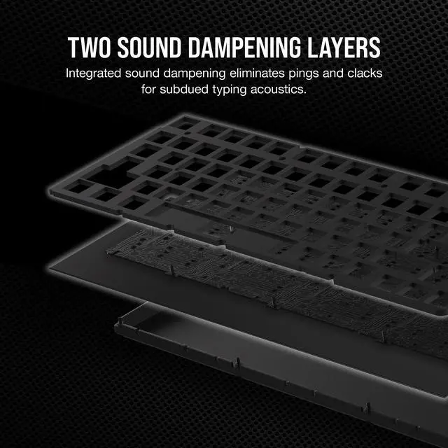 Alt view image 16 of 20 - CORSAIR K65 PLUS WIRELESS 75% RGB Mechanical Gaming Keyboard - Pre-Lubricated CORSAIR MLX Red Linear Switches - 2.4GHz Wireless - Bluetooth®