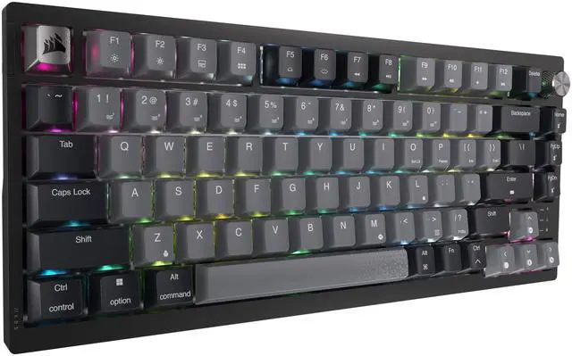 Alt view image 18 of 20 - CORSAIR K65 PLUS WIRELESS 75% RGB Mechanical Gaming Keyboard - Pre-Lubricated CORSAIR MLX Red Linear Switches - 2.4GHz Wireless - Bluetooth®