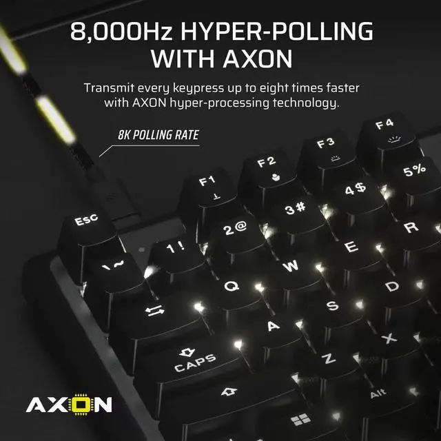 Alt view image 8 of 14 - CORSAIR K70 PRO TKL Hall Effect Programmable Keyboard - CORSAIR MGX Hyperdrive magnetic Switches - Hall Effect - Rapid trigger - 8000Hz hyper-pollin