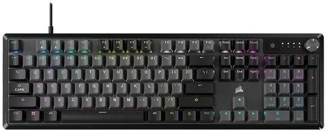 Main image of Corsair K70 CORE RGB Mechanical Gaming Keyboard - Steel Grey (Revival Series) - MLX Red linear switches - Refurbished