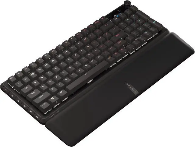 Alt view image 7 of 9 - Corsair Vanguard 96 Wired Mechanical Gaming Keyboard – 96% Layout, MLX Plasma Linear Switches, 8000Hz Polling, LCD Display, Virtual Stream Deck, G-Keys, SOCD Flashtap, QWERTY US – Black