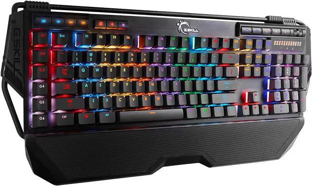 Alt view image 4 of 4 - G.SKILL RIPJAWS KM780R RGB Mechanical Gaming Keyboard - Cherry MX Brown