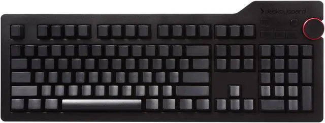 Alt view image 3 of 5 - Das Keyboard 4 Ultimate DASK4ULTMBLU Black 104 Normal Keys USB Wired Slim Mechanical Keyboard with MX Blue Key Switches