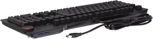 Alt view image 4 of 5 - Das Keyboard 4 Ultimate DASK4ULTMBLU Black 104 Normal Keys USB Wired Slim Mechanical Keyboard with MX Blue Key Switches