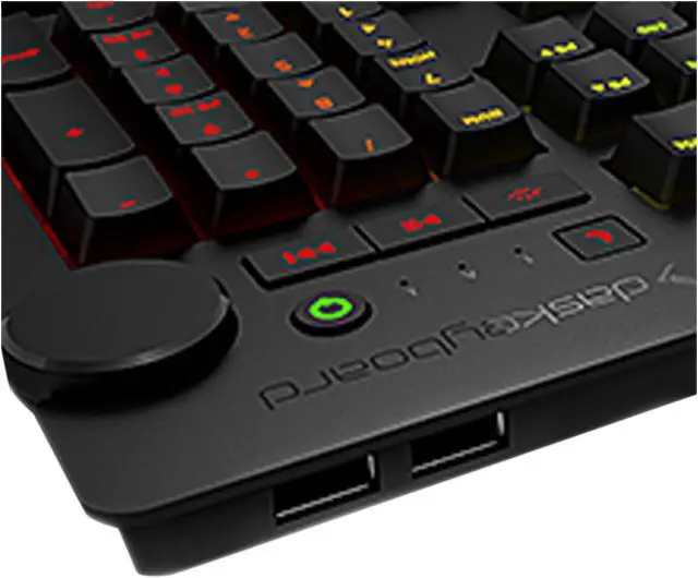 Alt view image 10 of 16 - Das Keyboard 4Q Soft Tactile MX Brown RGB Smart Mechanical Keyboard (DKPKD4RP0MNS0USX)