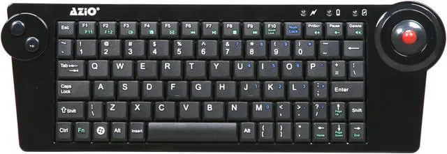 Alt view image 2 of 4 - AZIO KB351RT Black 80 Normal Keys USB RF Wireless Slim Keyboard