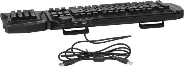 Alt view image 3 of 5 - AZIO KB588U Levetron Mech4 Mechanical Keyboard