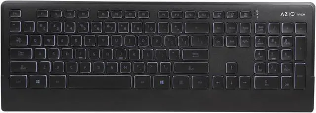 Alt view image 5 of 7 - AZIO PRISM KB507 Black USB Keyboard With 7 Colorful Backlights
