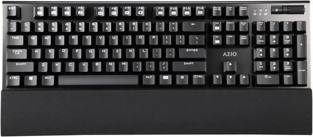 Alt view image 2 of 5 - AZIO MGK1 Backlit Mechanical Gaming Keyboard