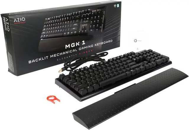 Alt view image 6 of 5 - AZIO MGK1-K Gaming Keyboard