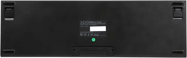 Alt view image 4 of 5 - AZIO MGK1-RGB-BLU MGK1 RGB Gaming Keyboard